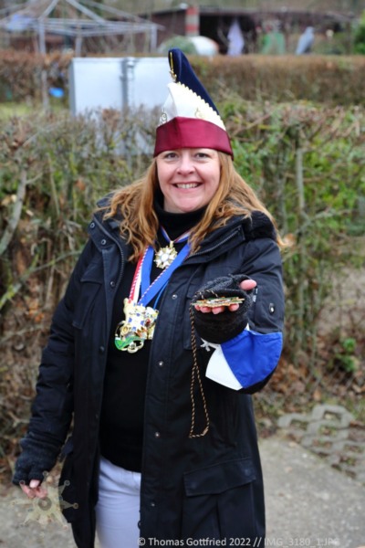 Ein Ordensempfang der Jägergarde ist nur echt mit dem original Ordensbunny